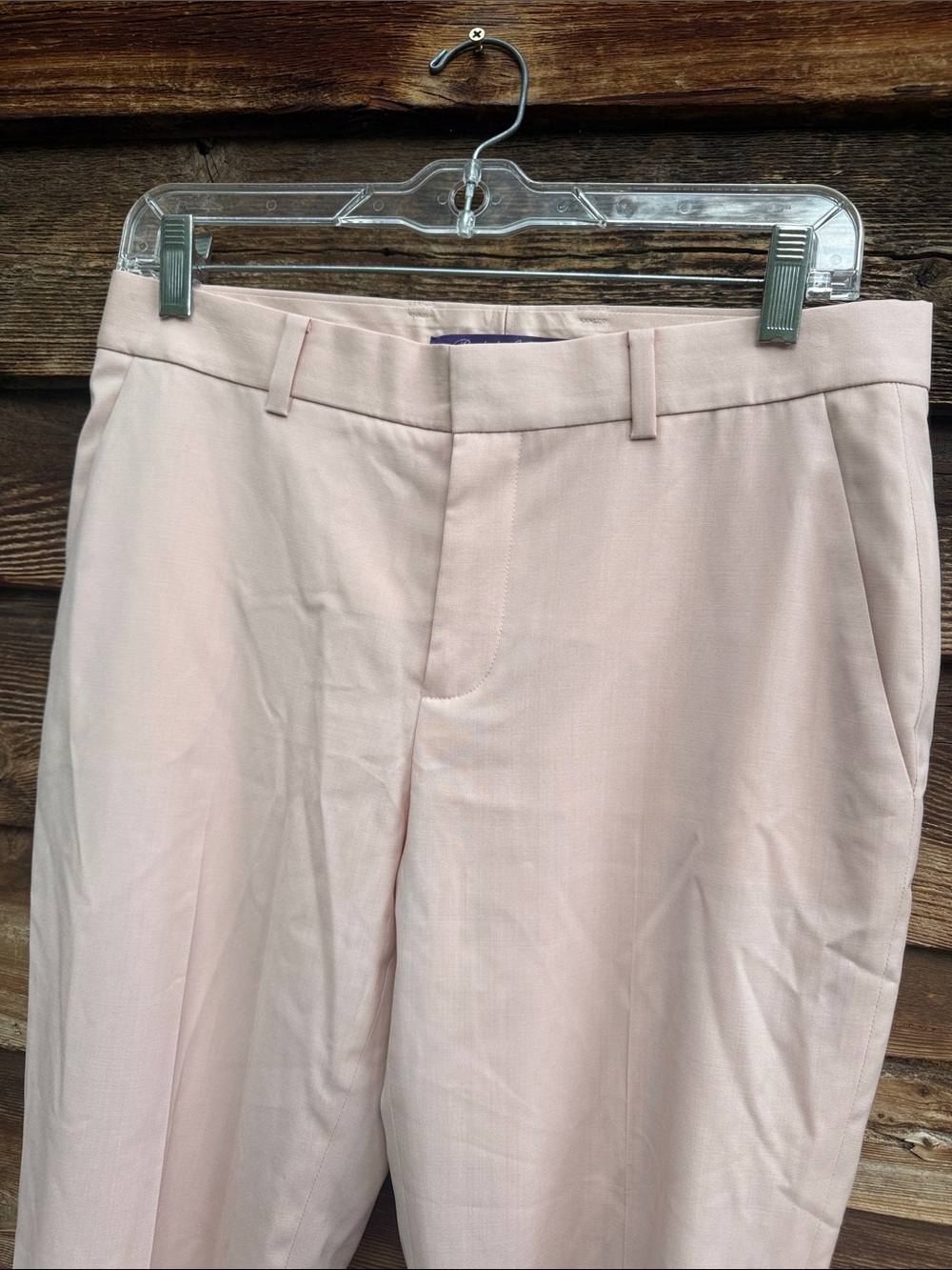 Ralph Lauren made In Italy wool pink slacks